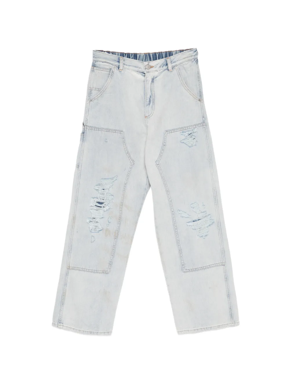 MM6 Maison Margiela Kids distressed jeans - Blu