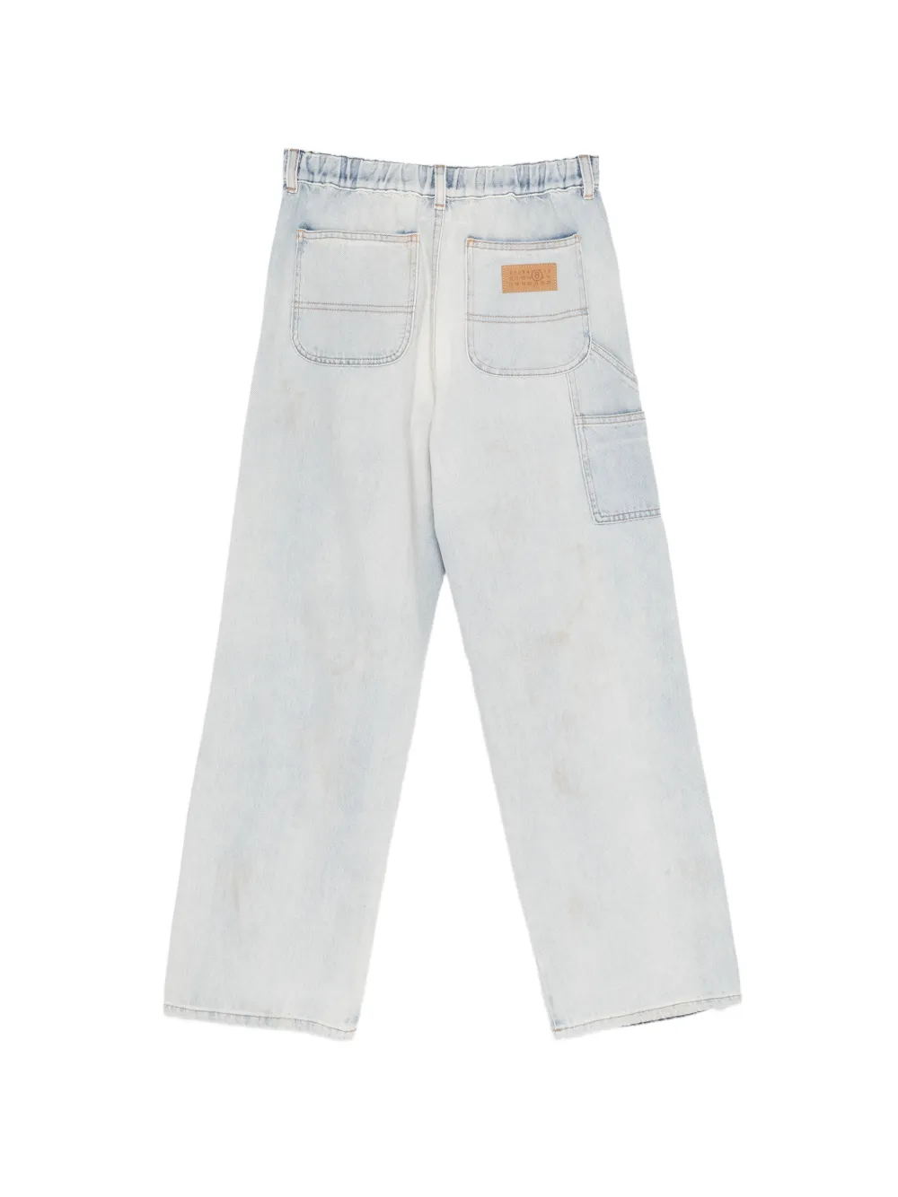 MM6 Maison Margiela Kids Gerafelde jeans Blauw