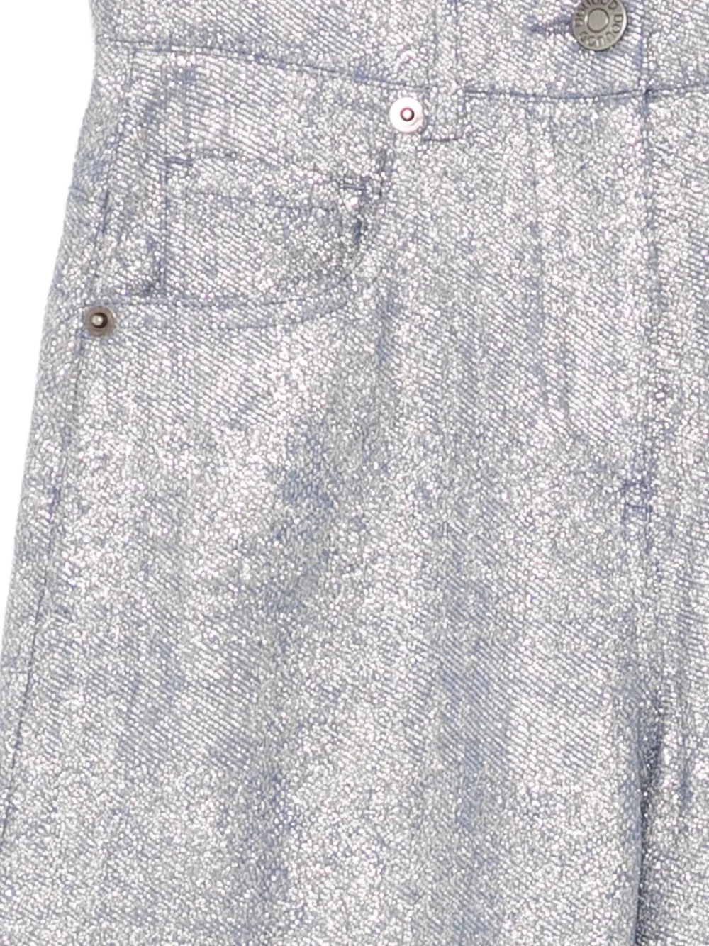 Douuod Kids Jeans met metallic-effect Zilver