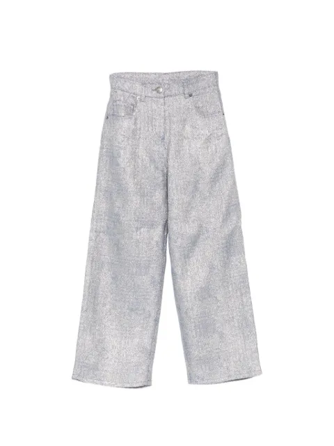 Douuod Kids metallic-effect jeans