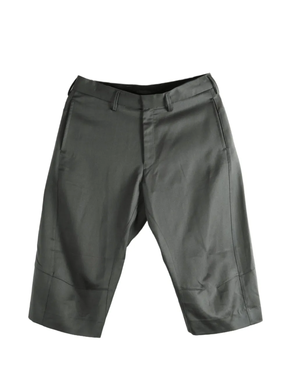 Omar Afridi panelled wool shorts - Grigio