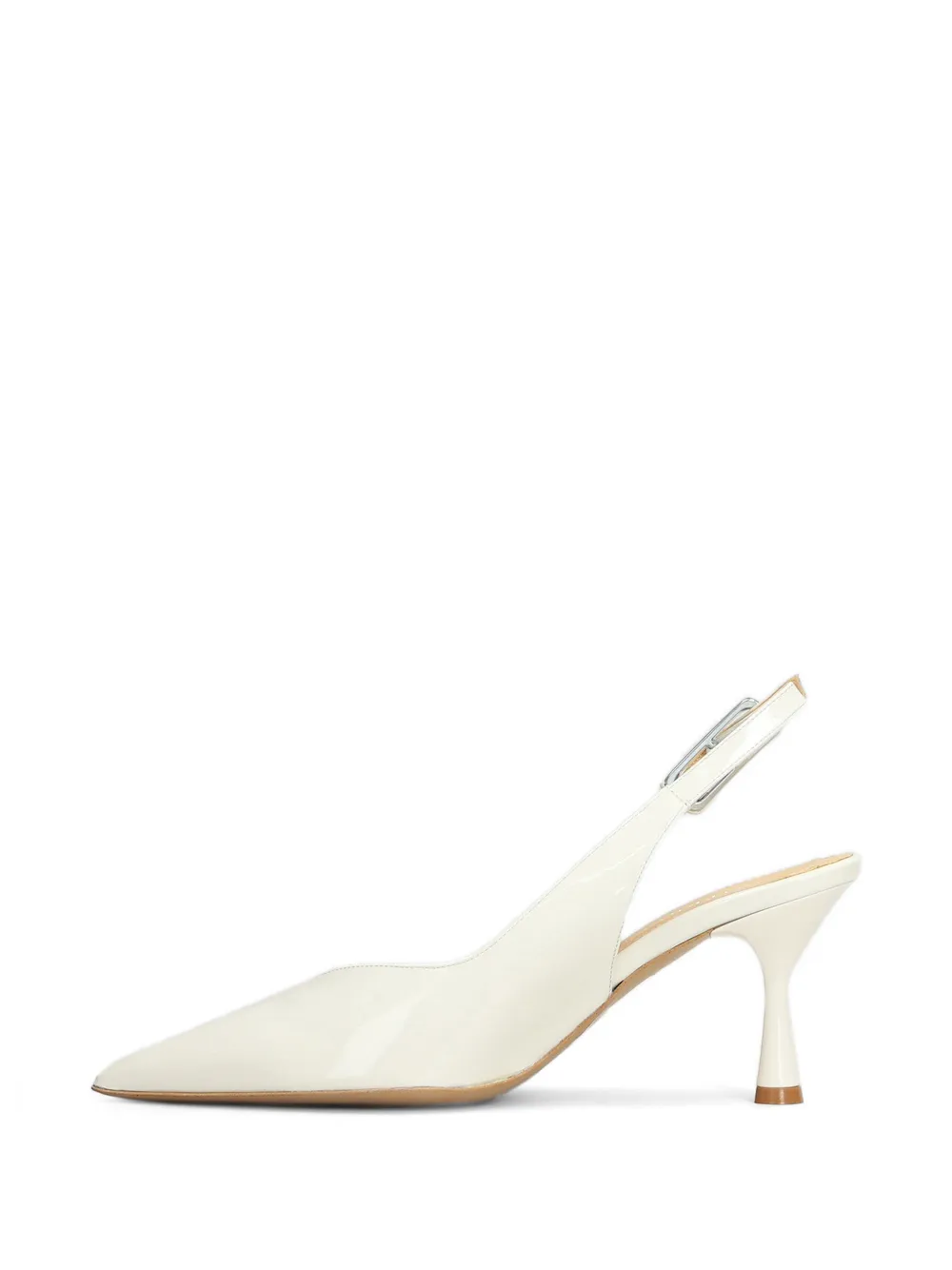 Fratelli Russo pointed-toe slingback pumps Beige