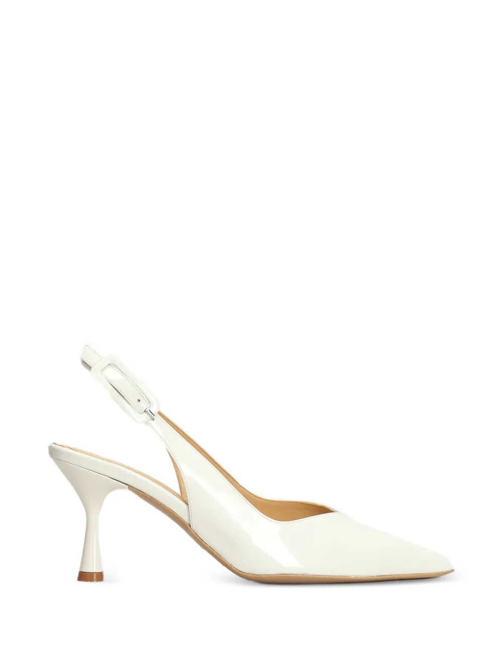 Fratelli Russo pointed-toe slingback pumps - Nude
