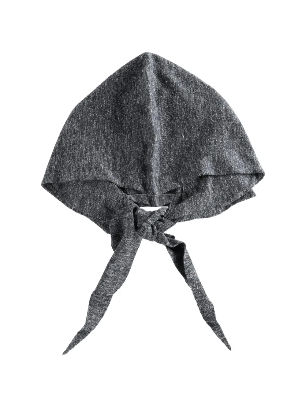 Omar Afridi marl-effect triangular hoodie - Grigio