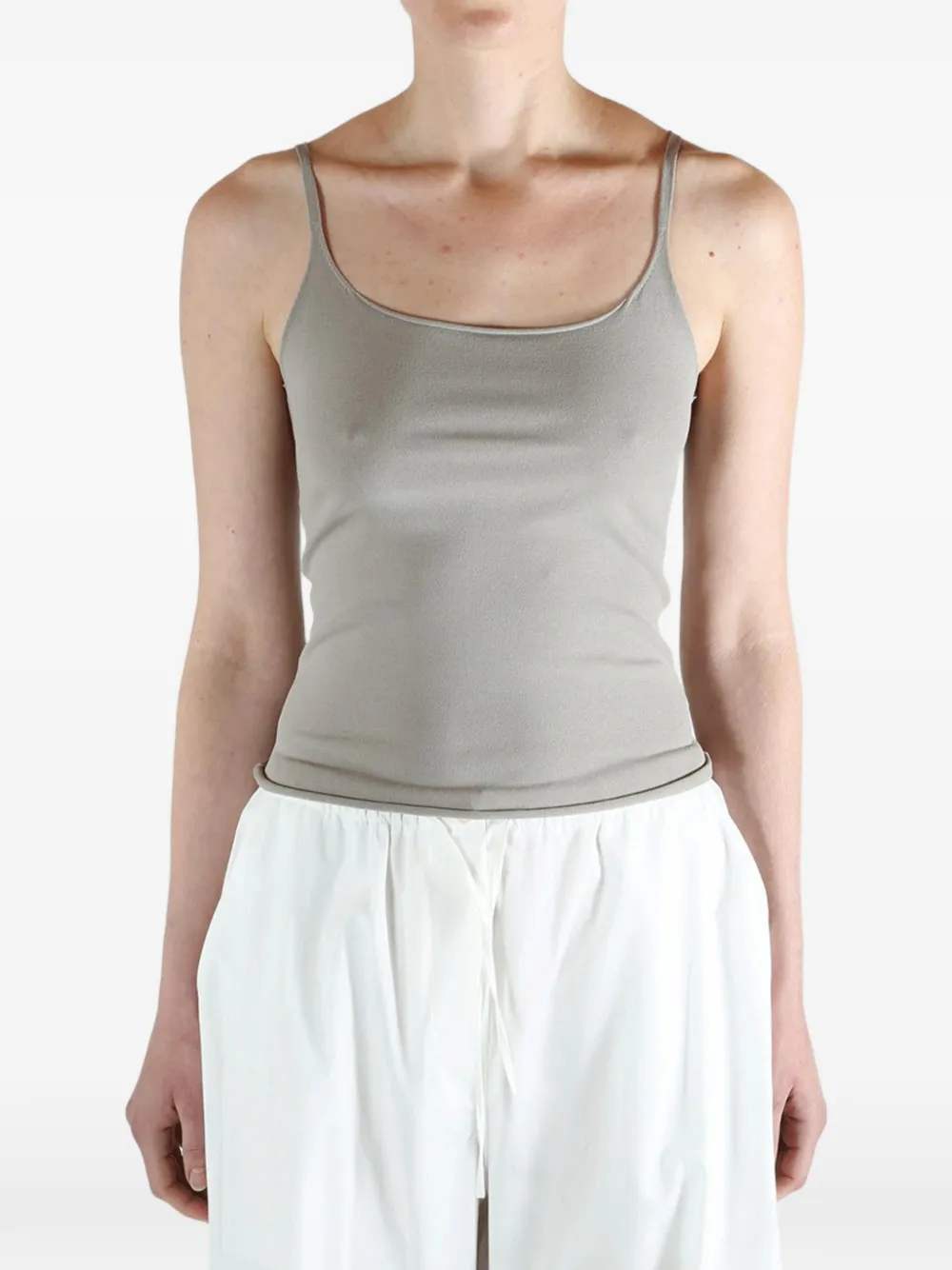 Amomento spaghetti-strap top - Grigio