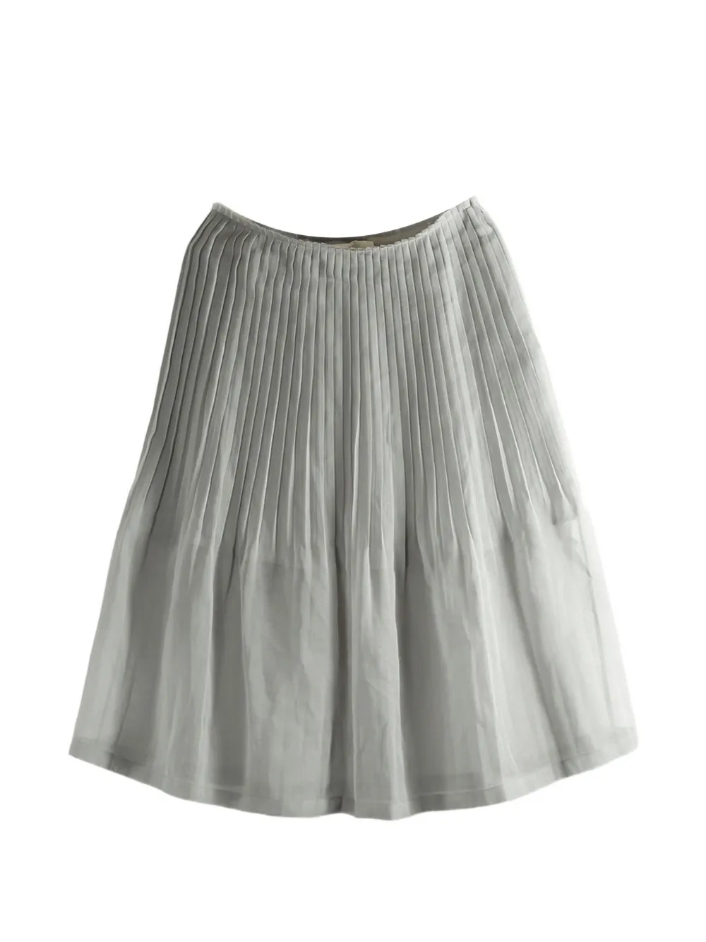 Amomento pleated sheer skirt - Grigio
