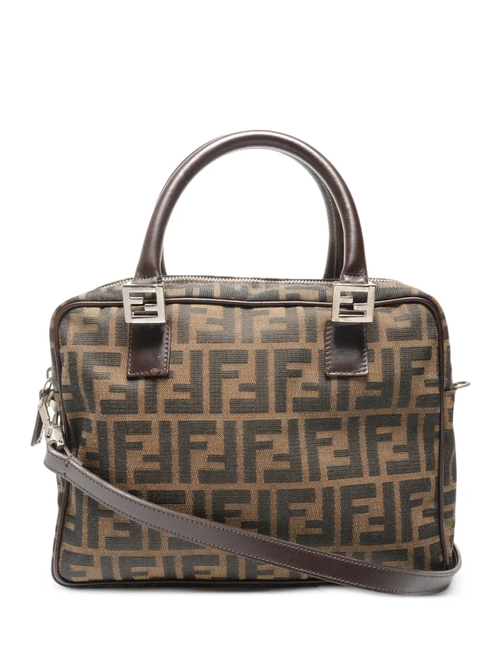 Fendi Pre-Owned 1990s Zucca canvas handbag - Toni neutri