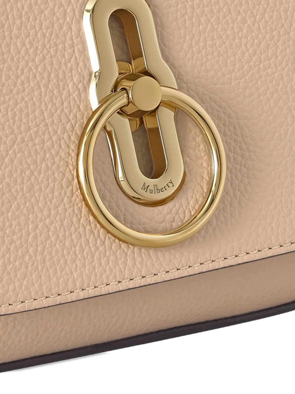 Mulberry Kleine Amberley leren schoudertas Beige