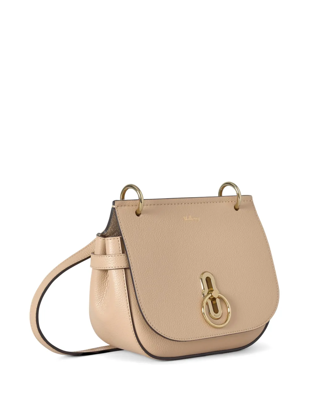 Mulberry Kleine Amberley leren schoudertas Beige