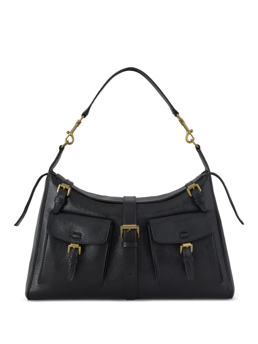 Mulberry Borsa a spalla Roxanne mini con fibbia - Nero