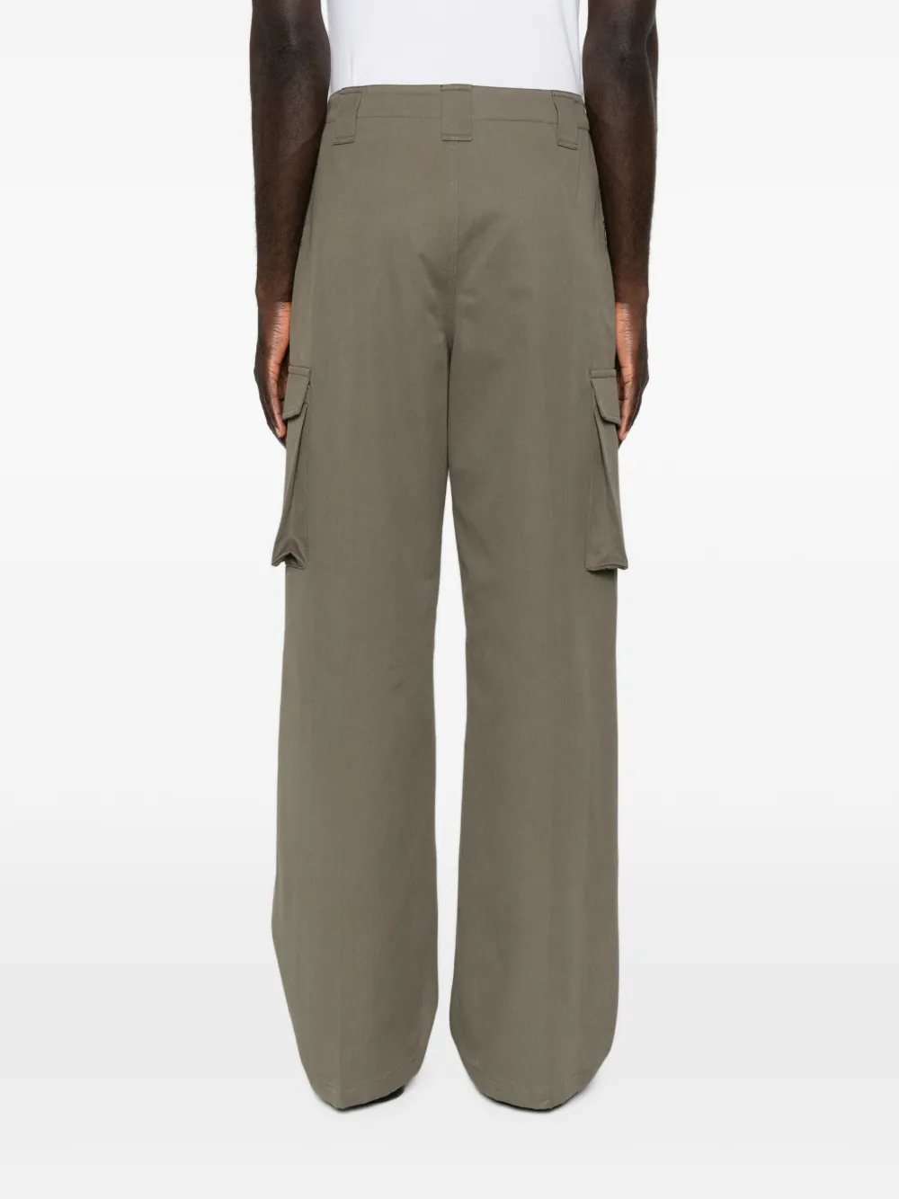 Rier Cargo broek met riemlus Groen