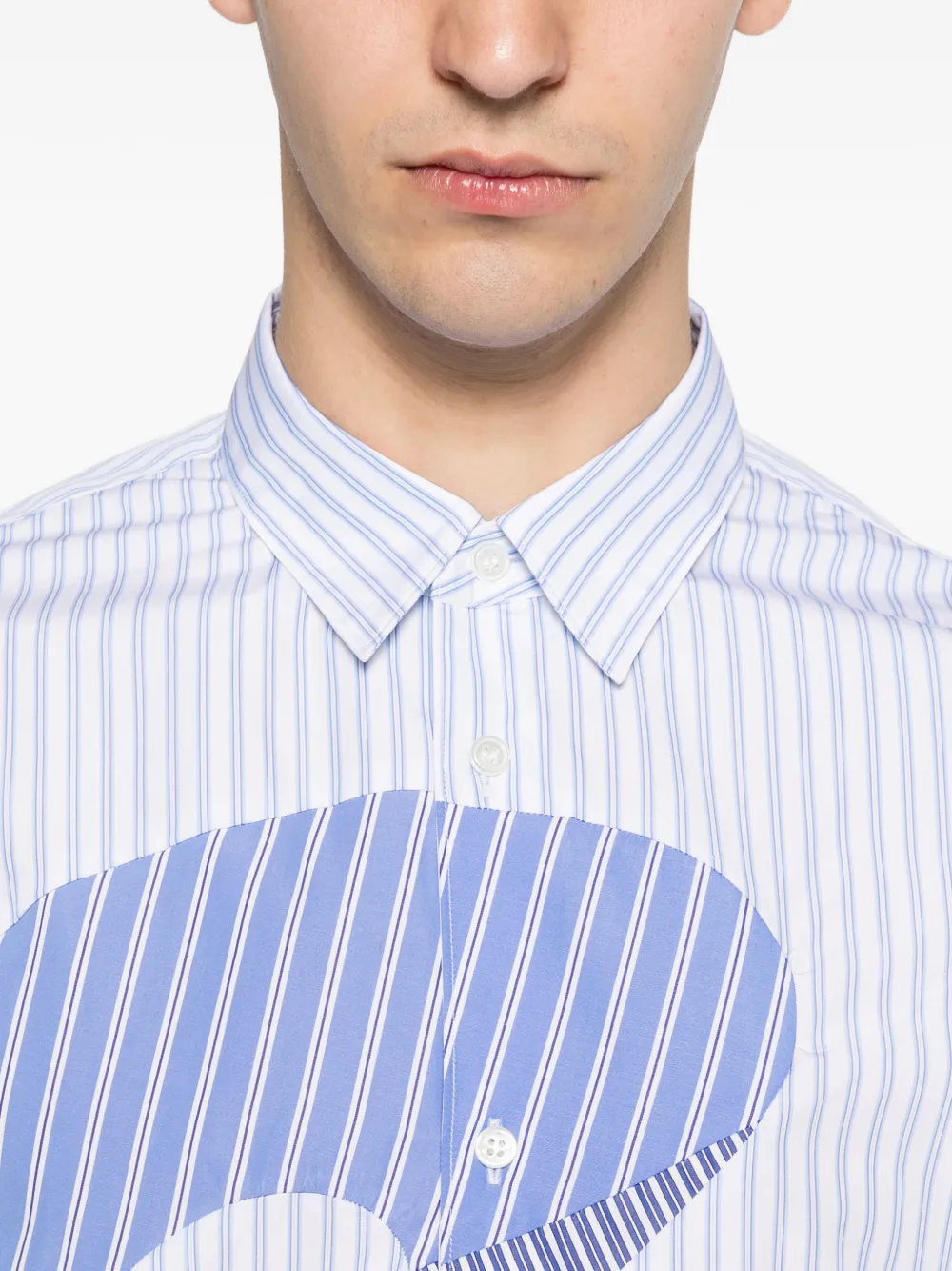 Comme Des Garçons Shirt Gestreept shirt Blauw
