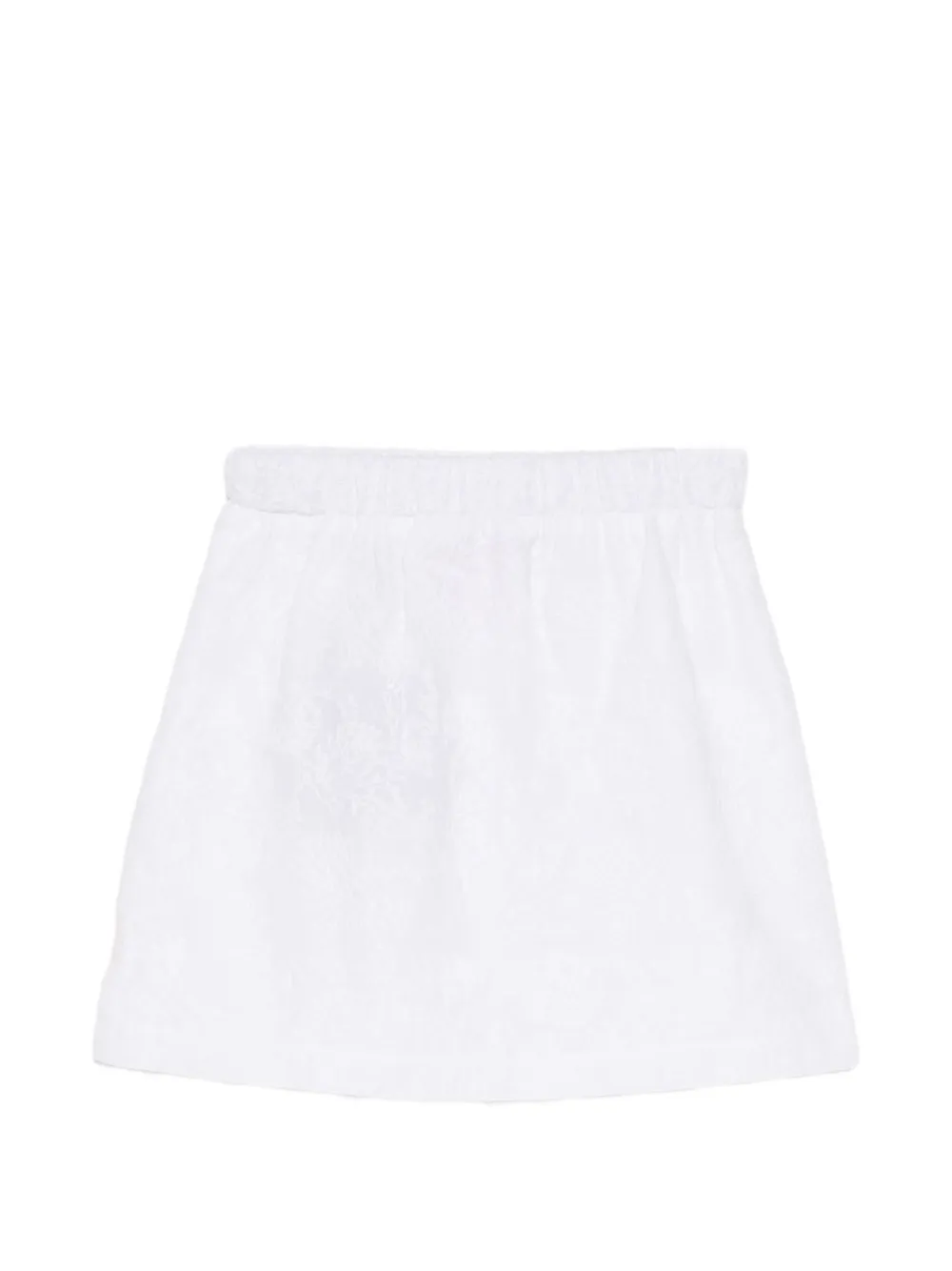 Douuod Kids Rok met geborduurde bloemen Wit