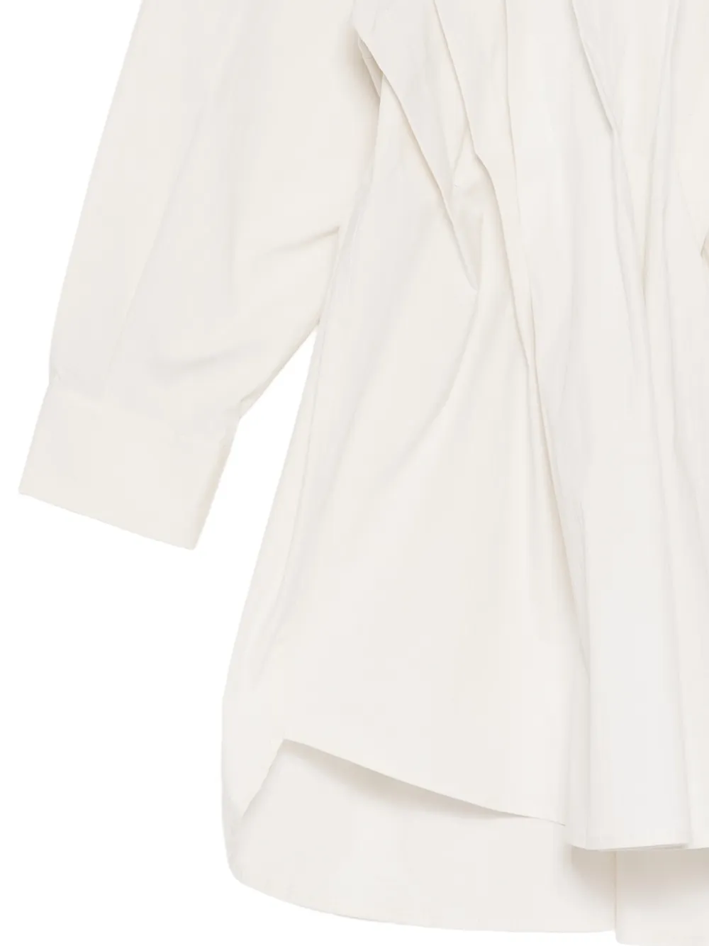 Douuod Kids Jurk met ruches Beige