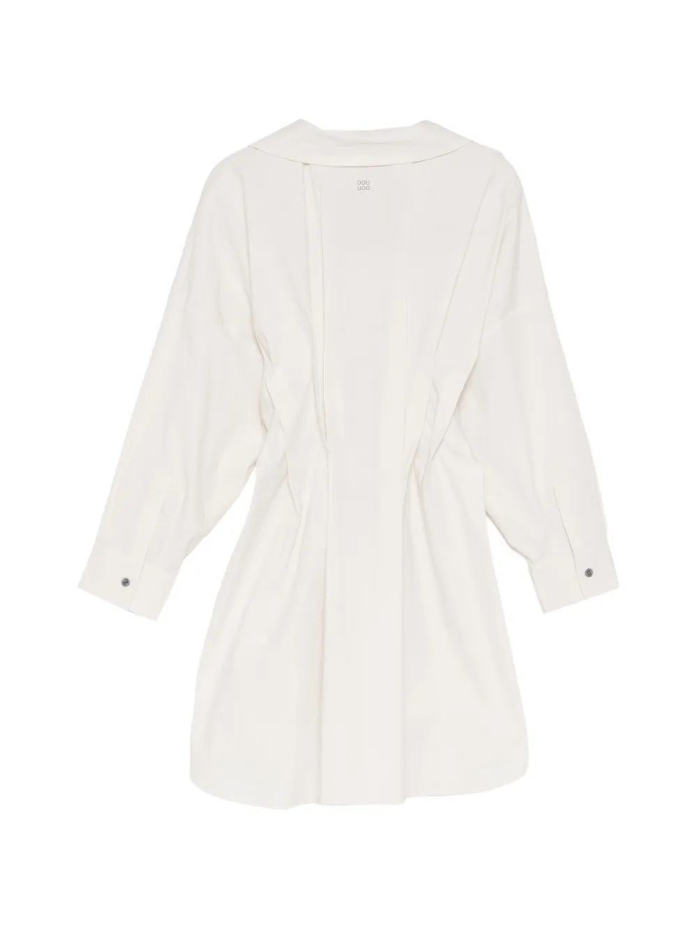 Douuod Kids Jurk met ruches Beige