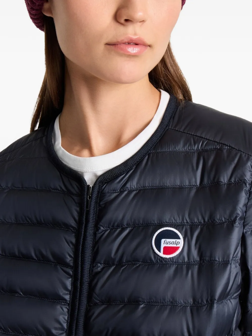 Fusalp Novoris gewatteerd jack met rits Blauw