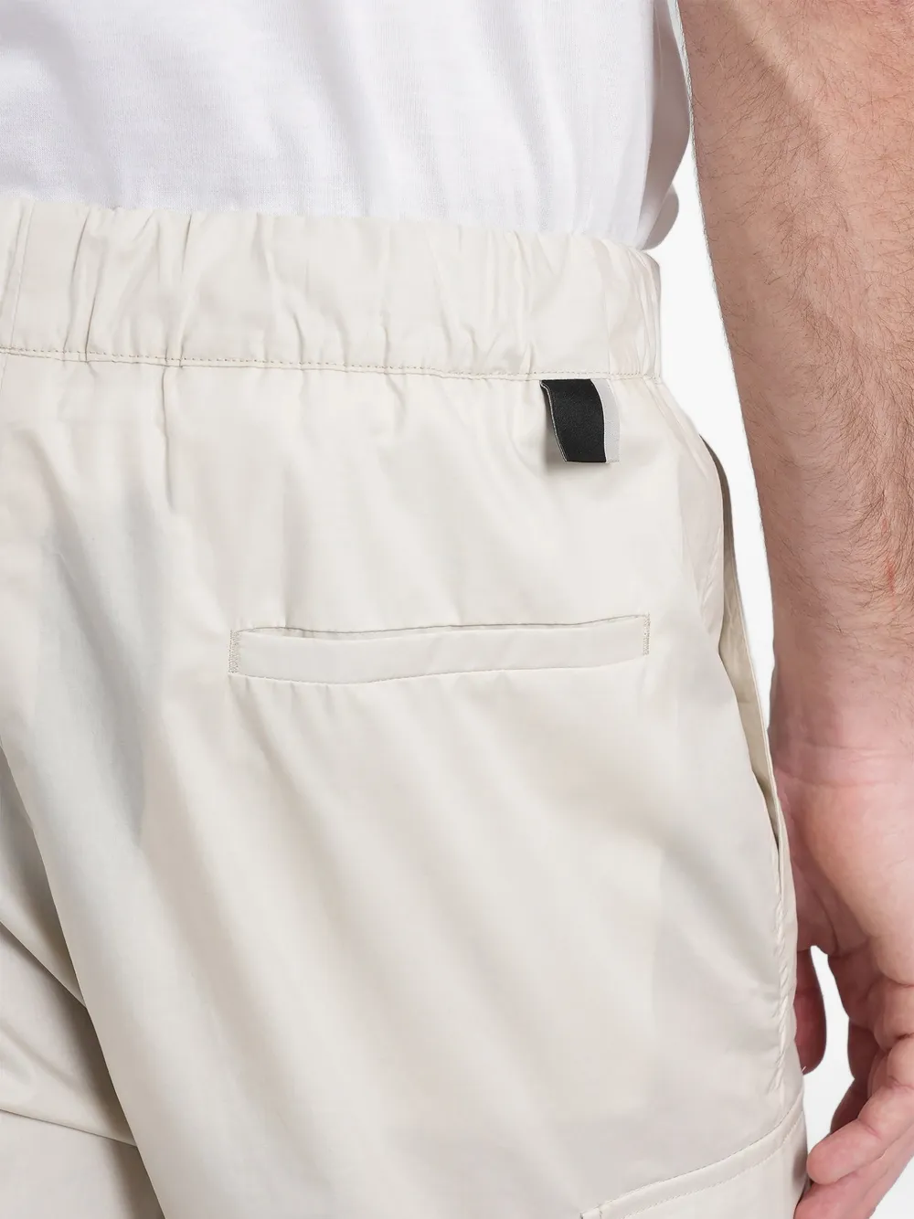 Low Brand Combo cargo broek met elastische taille Beige