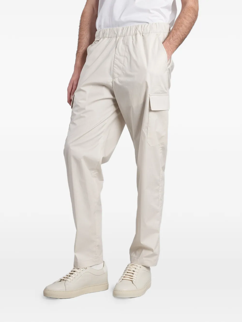 Low Brand Combo cargo broek met elastische taille Beige