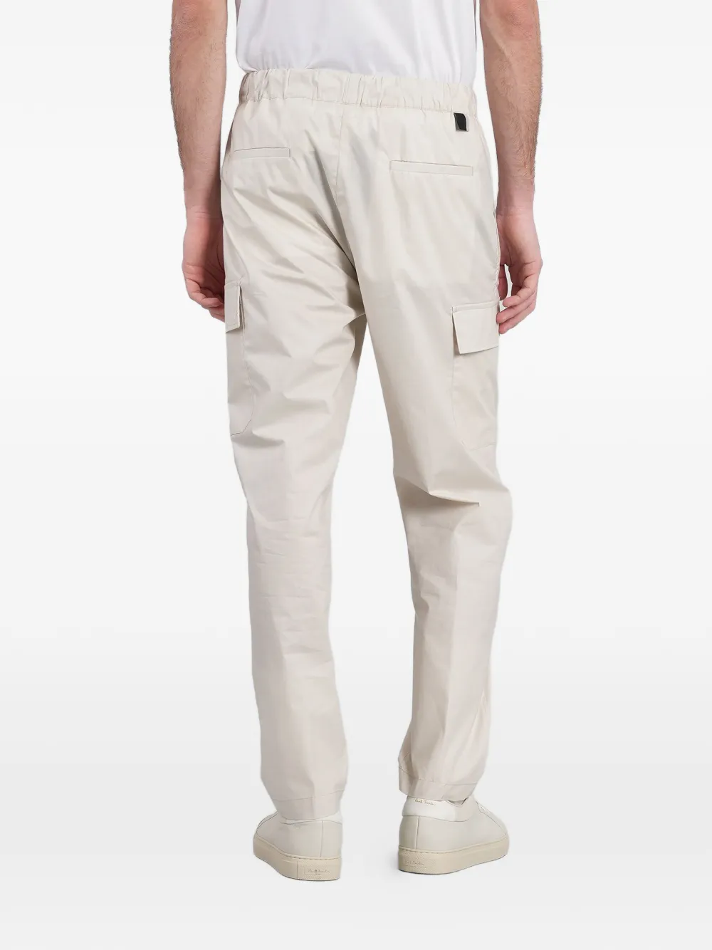 Low Brand Combo cargo broek met elastische taille Beige
