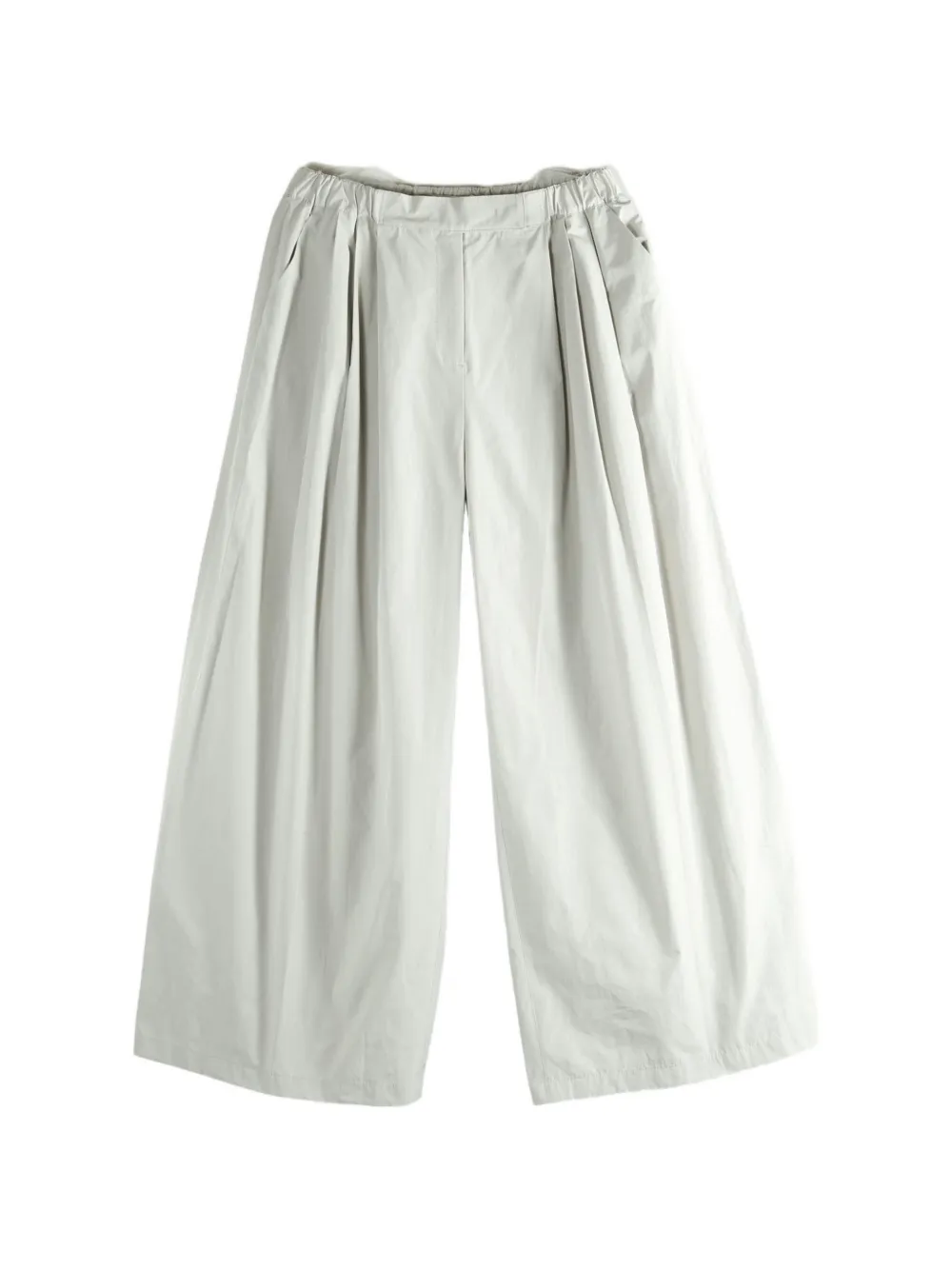 Amomento pleated wide-leg trousers - Grigio