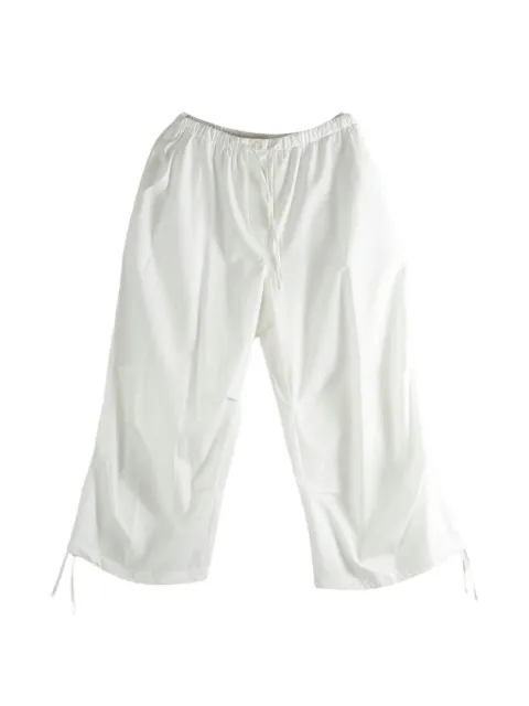 Amomento drawstring-cuff trousers