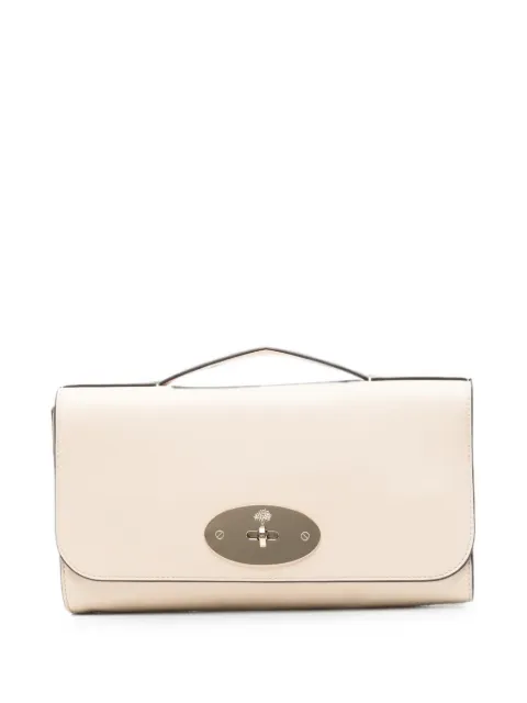 Mulberry Lily leather clutch bag
