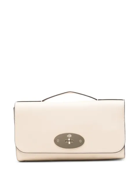 Mulberry Lily leather clutch bag