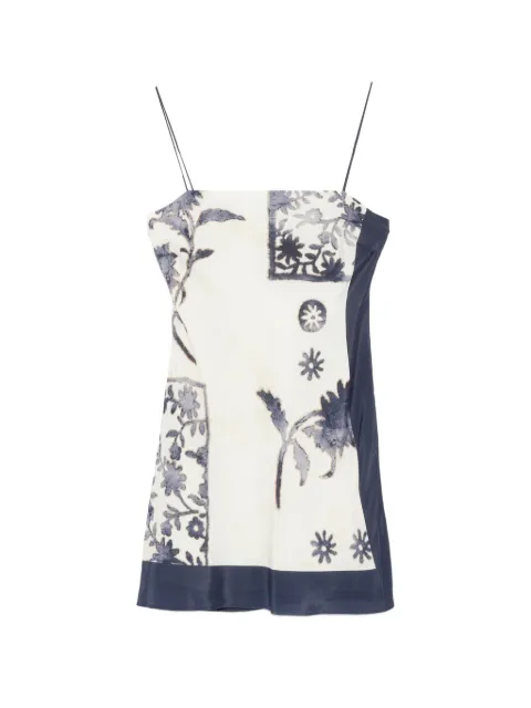 SIR. Philipa Slip floral-print spaghetti-strap mini dress