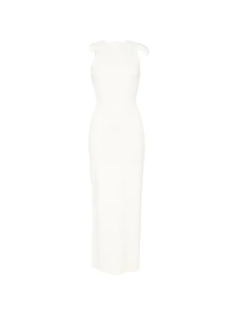 SIR. Saba cross-back bead-embellished maxi dress
