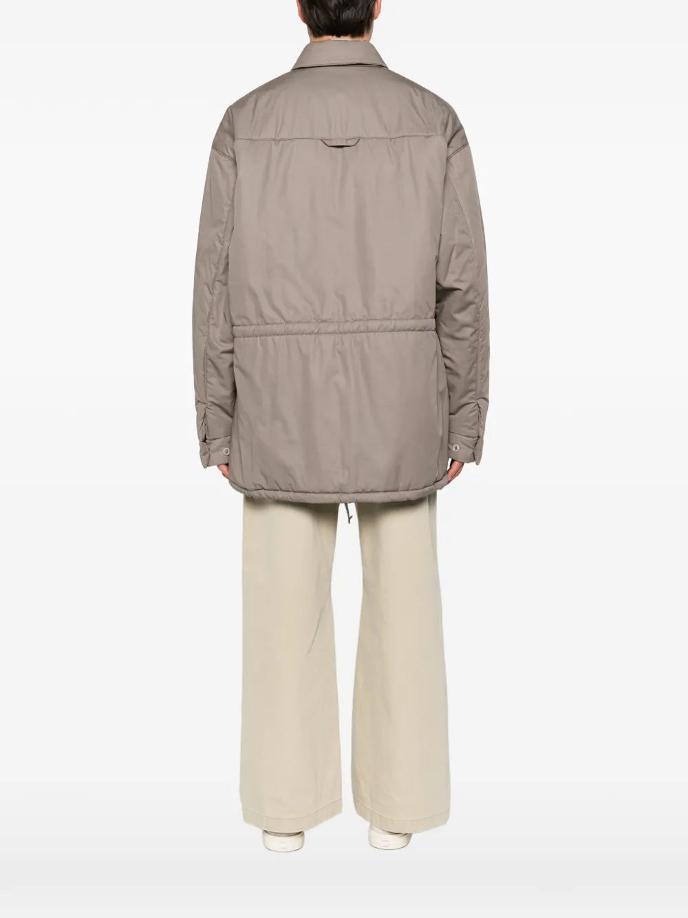Rier padded cotton jacket Grijs