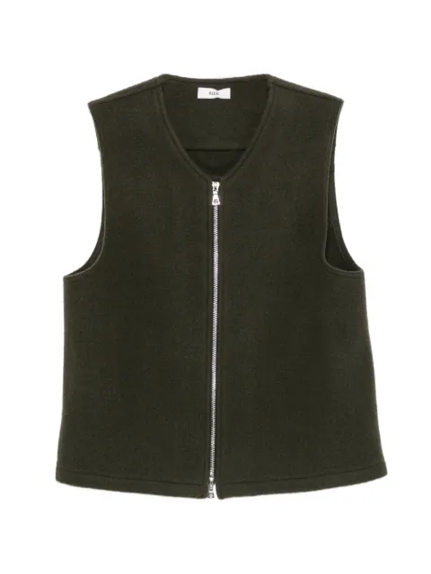 Rier sleeveless zip-fastening gilet