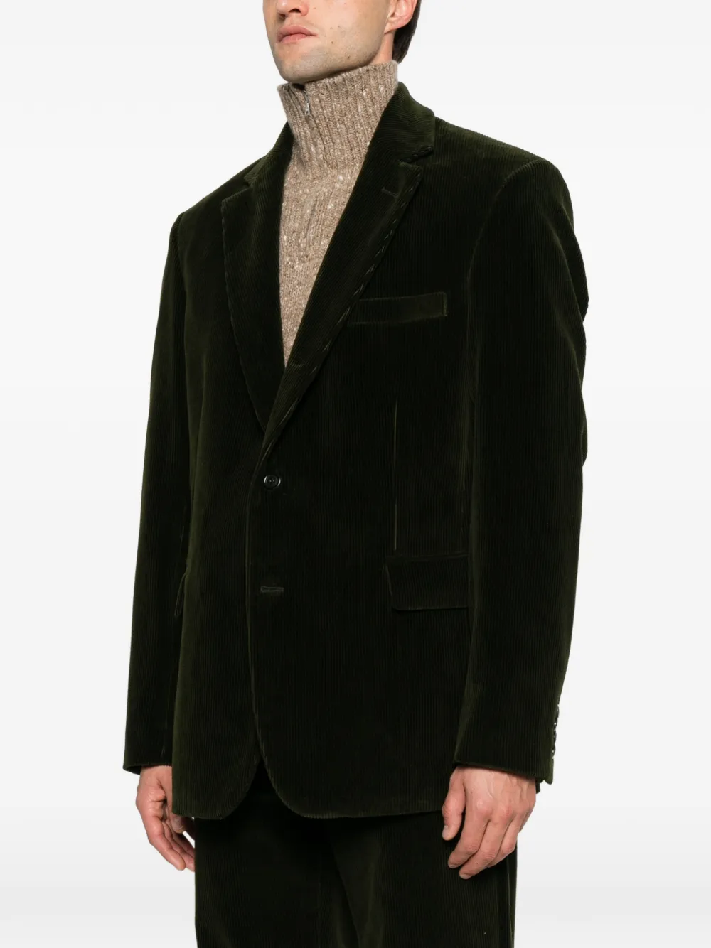 Rier corduroy blazer Groen