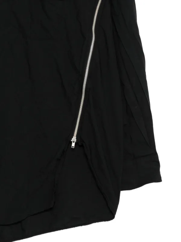 Comme Des Garçons Shirt ジップディテール シャツ | ブラック