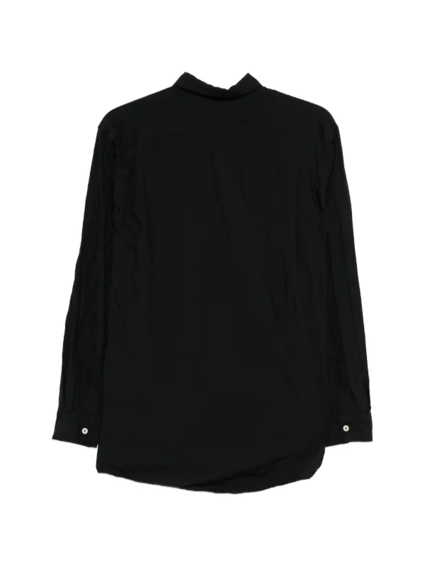 Comme Des Garçons Shirt ジップディテール シャツ | ブラック