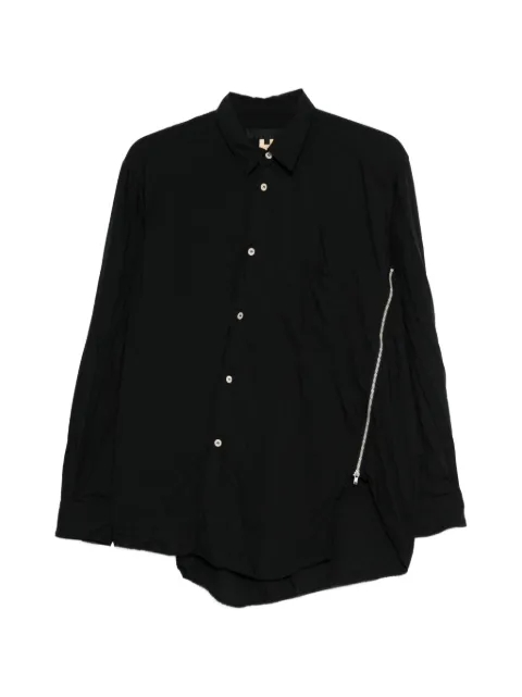 Comme Des Garçons Shirt zip-detail shirt