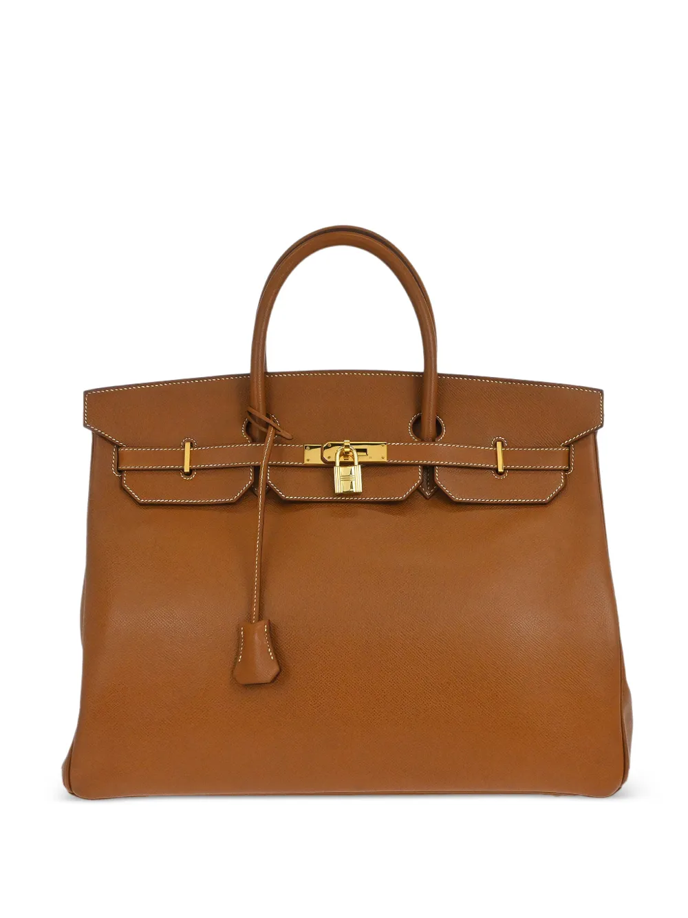 Hermès Pre-Owned 1995 Birkin 40 leather tote bag - Braun