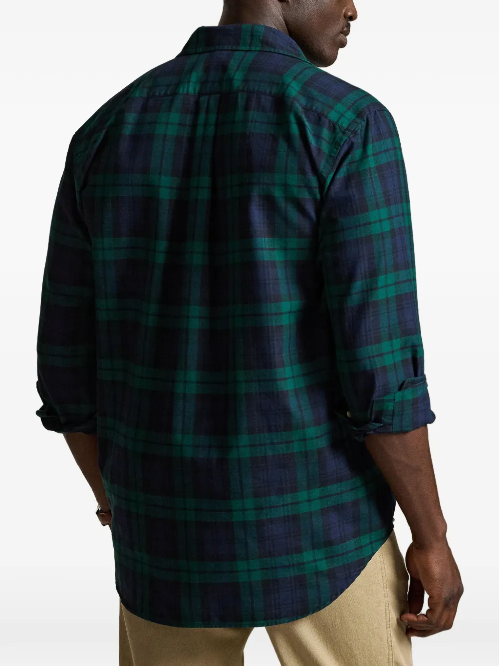 Polo Ralph Lauren Geruit Oxford overhemd Blauw