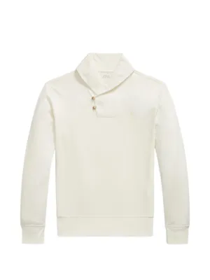 Post Archive Faction Center Asymmetric Fleece Hoodie | White