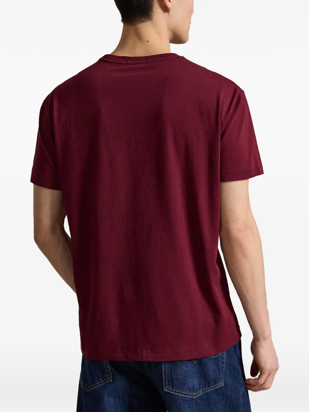 Polo Ralph Lauren logoprint Pony T-shirt met borduurwerk Rood