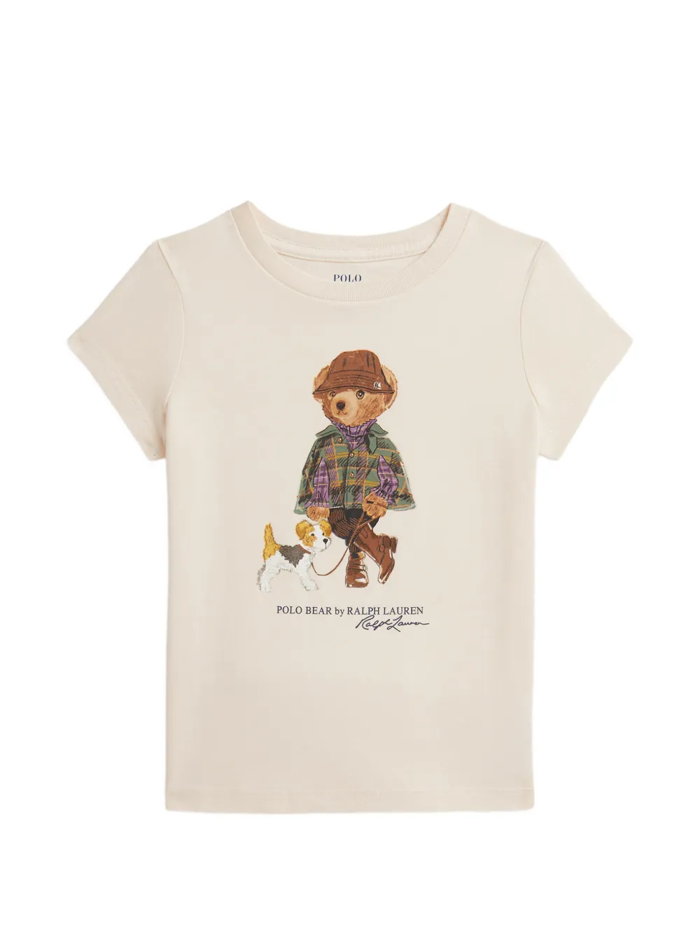 POLO RALPH LAUREN KIDS T-shirt Polo Bear con stampa grafica - Toni neutri