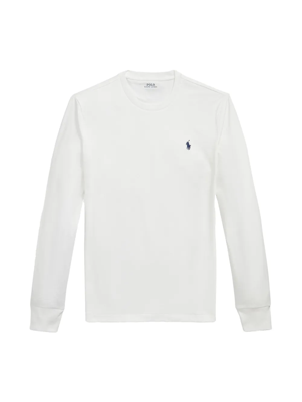 Polo Ralph Lauren embroidered-logo long-sleeve T-shirt - Weiß