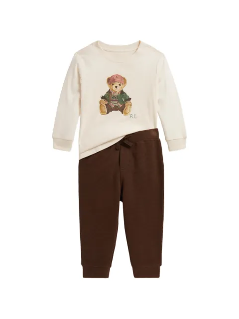 POLO RALPH LAUREN KIDS Polo Bear long-sleeve and T-shirt set