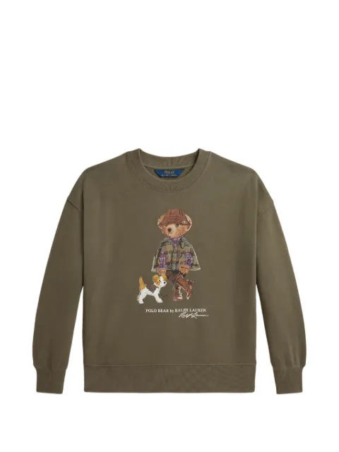 POLO RALPH LAUREN KIDS Polo Bear fleece sweatshirt
