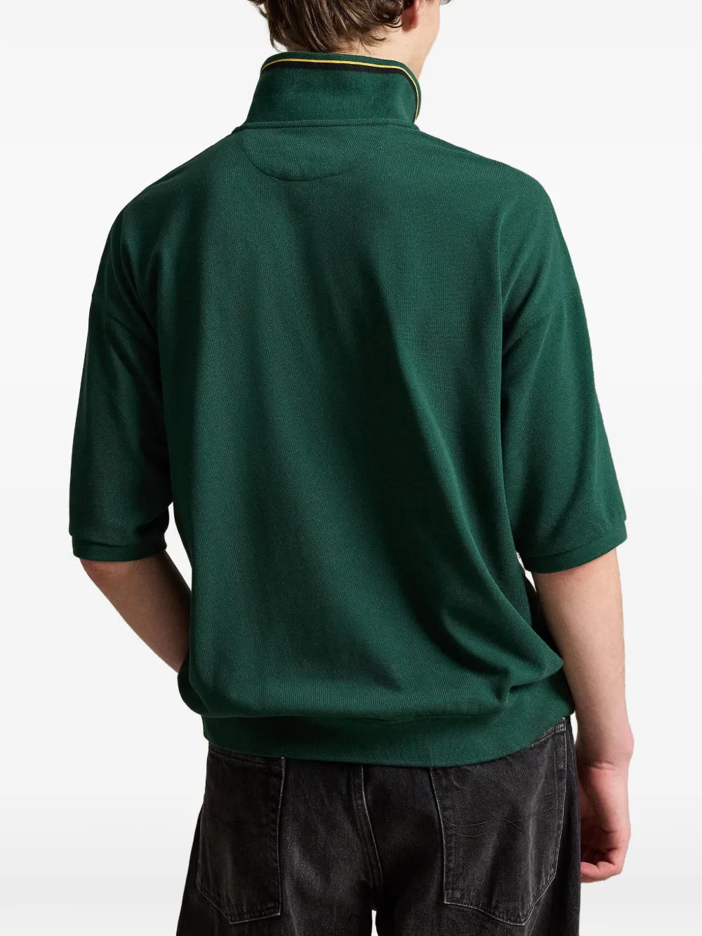 Polo Ralph Lauren Ruimvallend poloshirt met mesh Groen