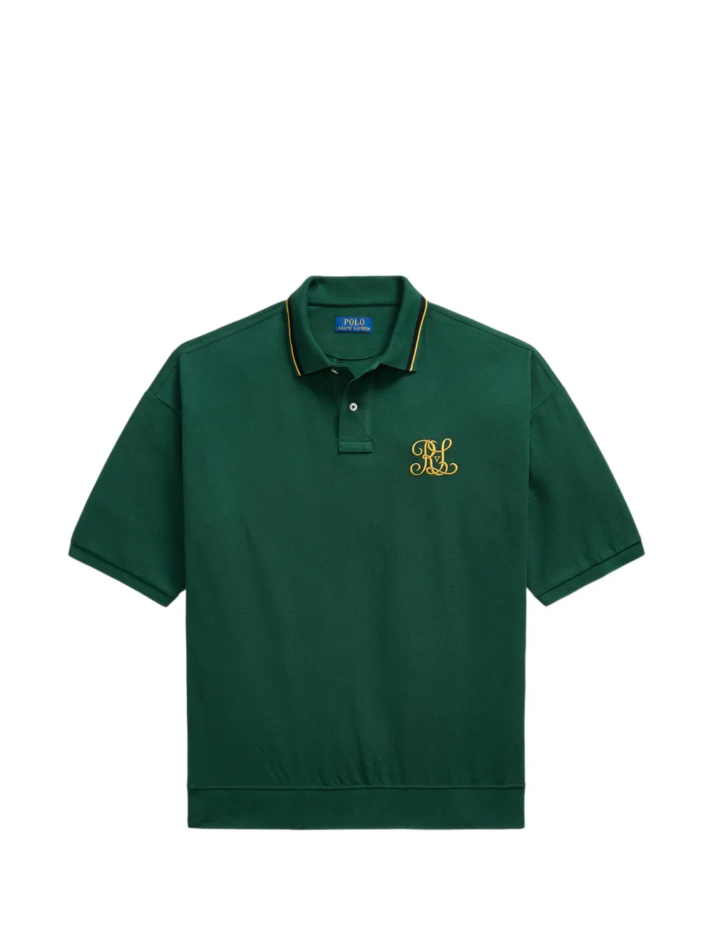 Polo Ralph Lauren relaxed fit crest mesh polo shirt - Verde
