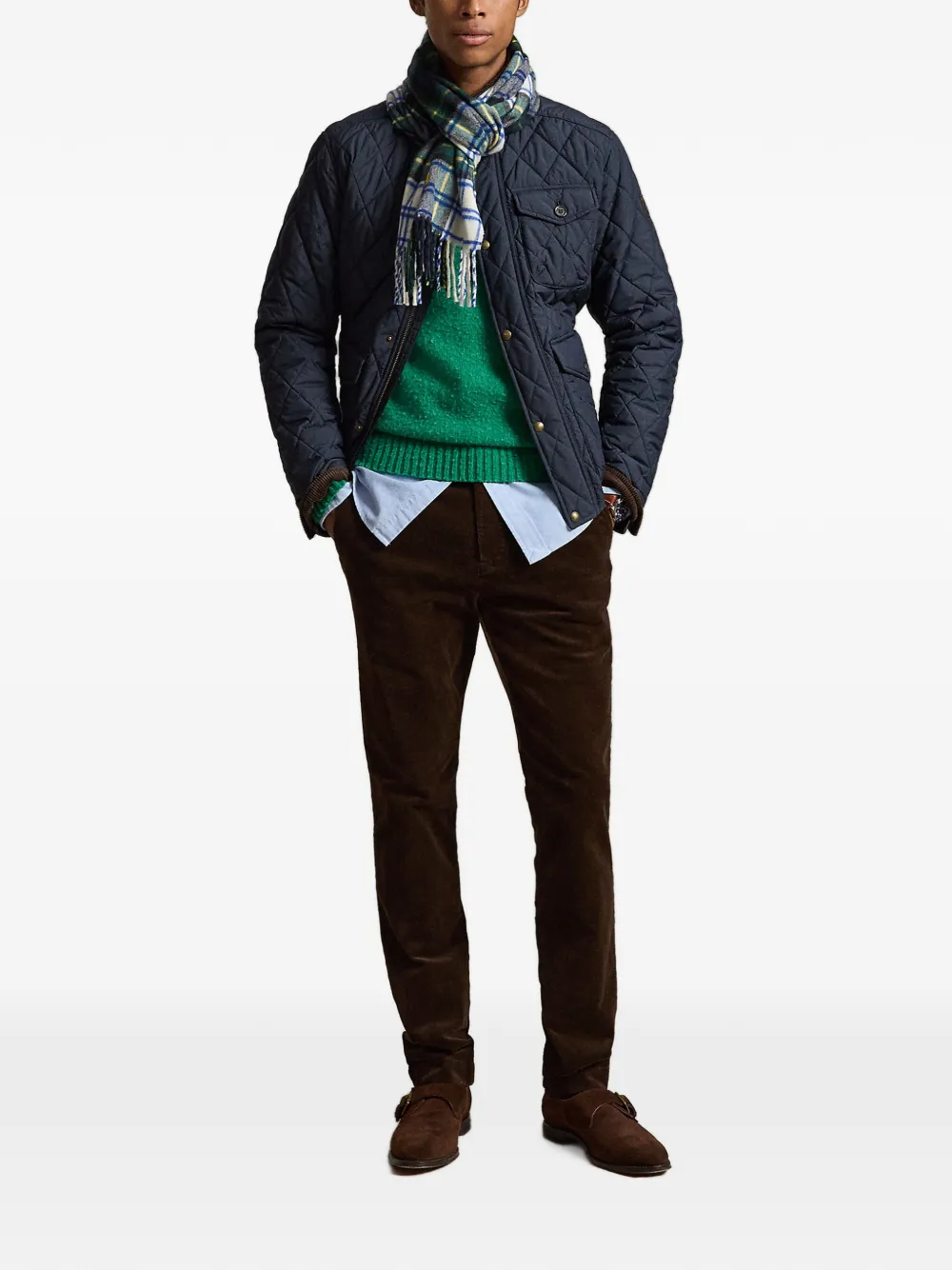 Polo Ralph Lauren Andover slim-fit stretch broek Bruin