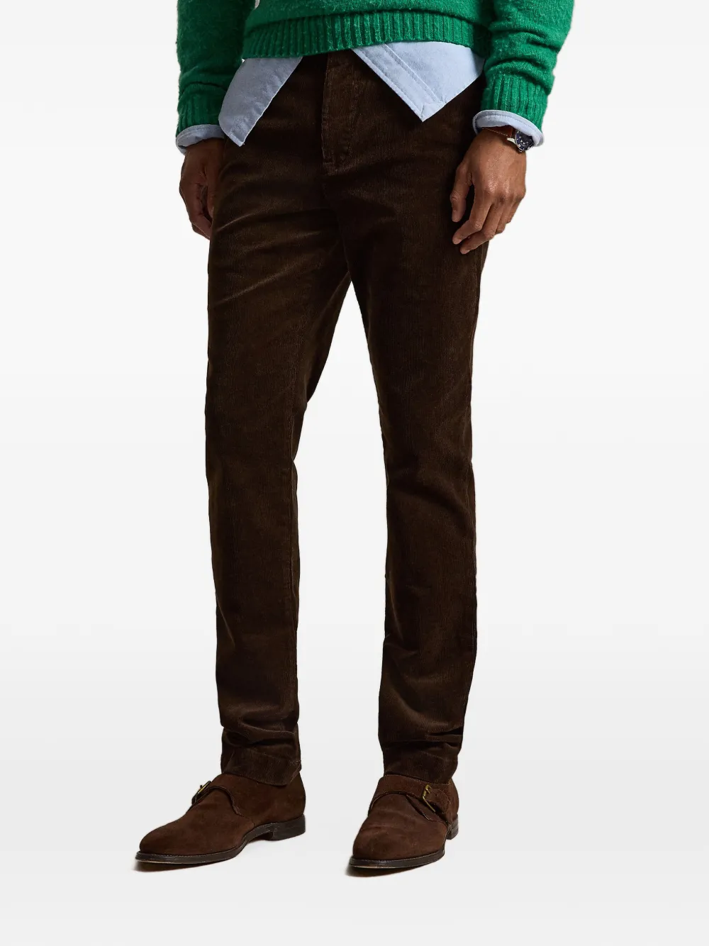 Polo Ralph Lauren Andover slim-fit stretch broek Bruin