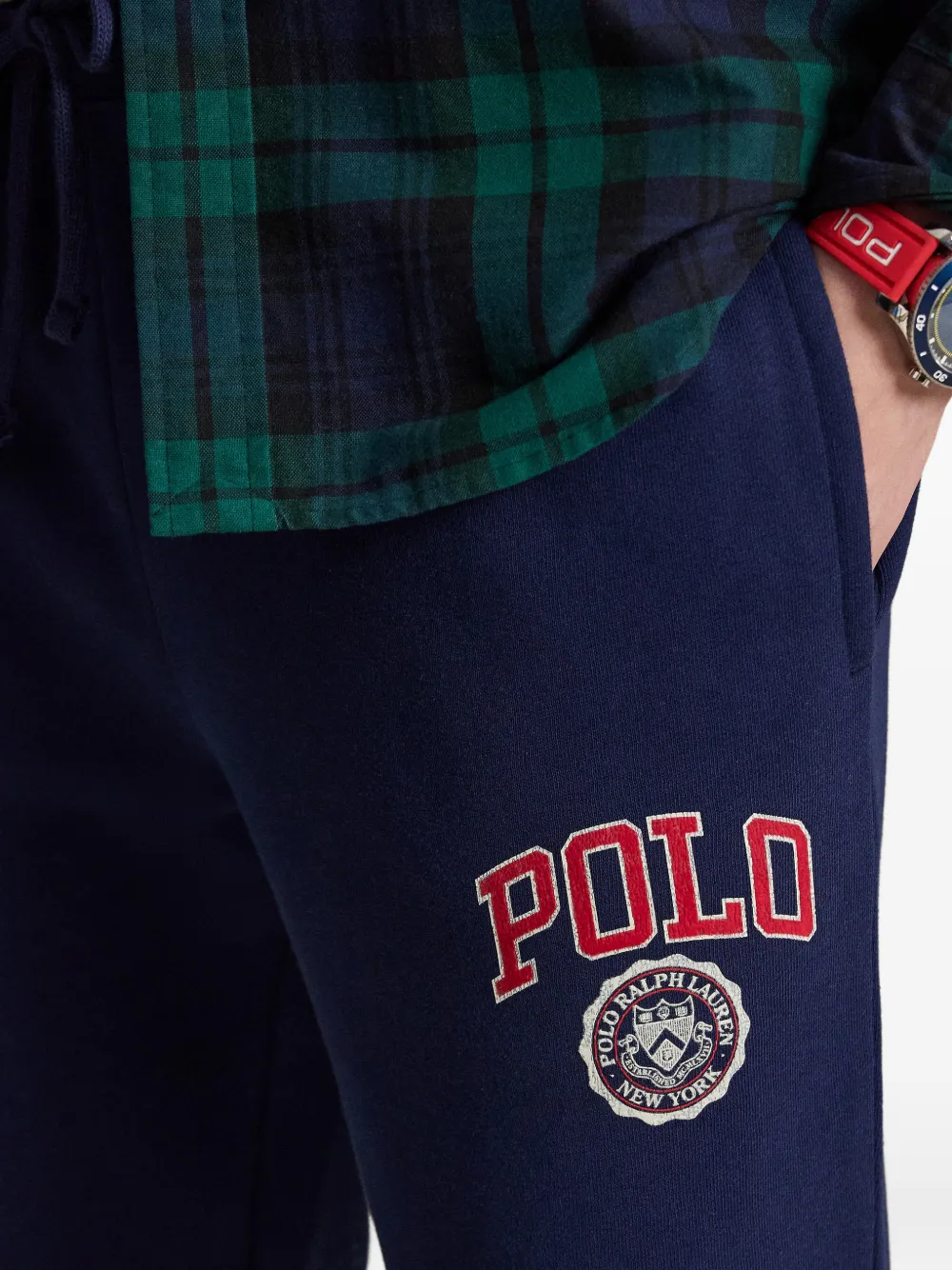 Polo Ralph Lauren Trainingsbroek met logopatch Blauw