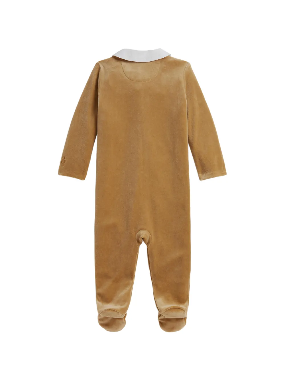 POLO RALPH LAUREN KIDS Fluwelen overall met lange mouwen Bruin