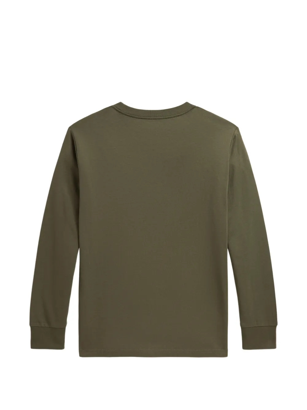 POLO RALPH LAUREN KIDS T-shirt met lange mouwen en Pony-borduurwerk Groen